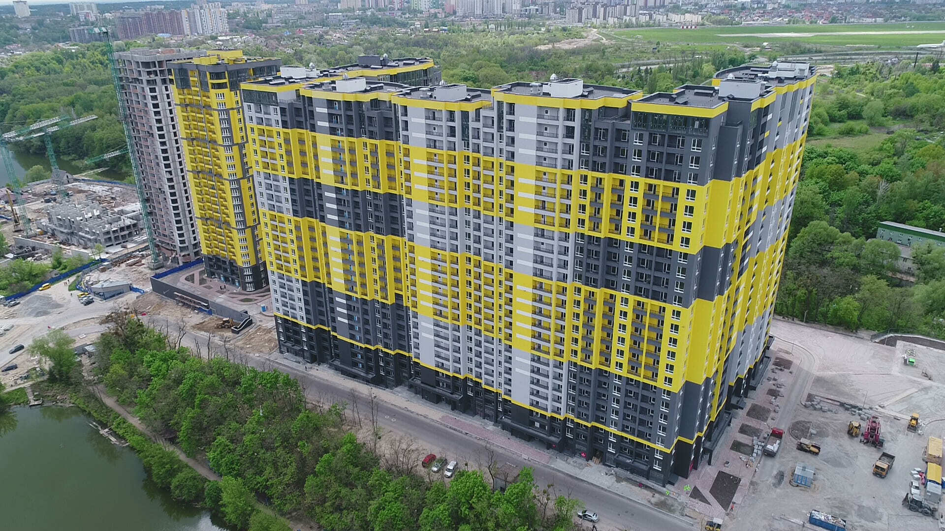 Ход строительства ЖК Медовый, май, 2021 год