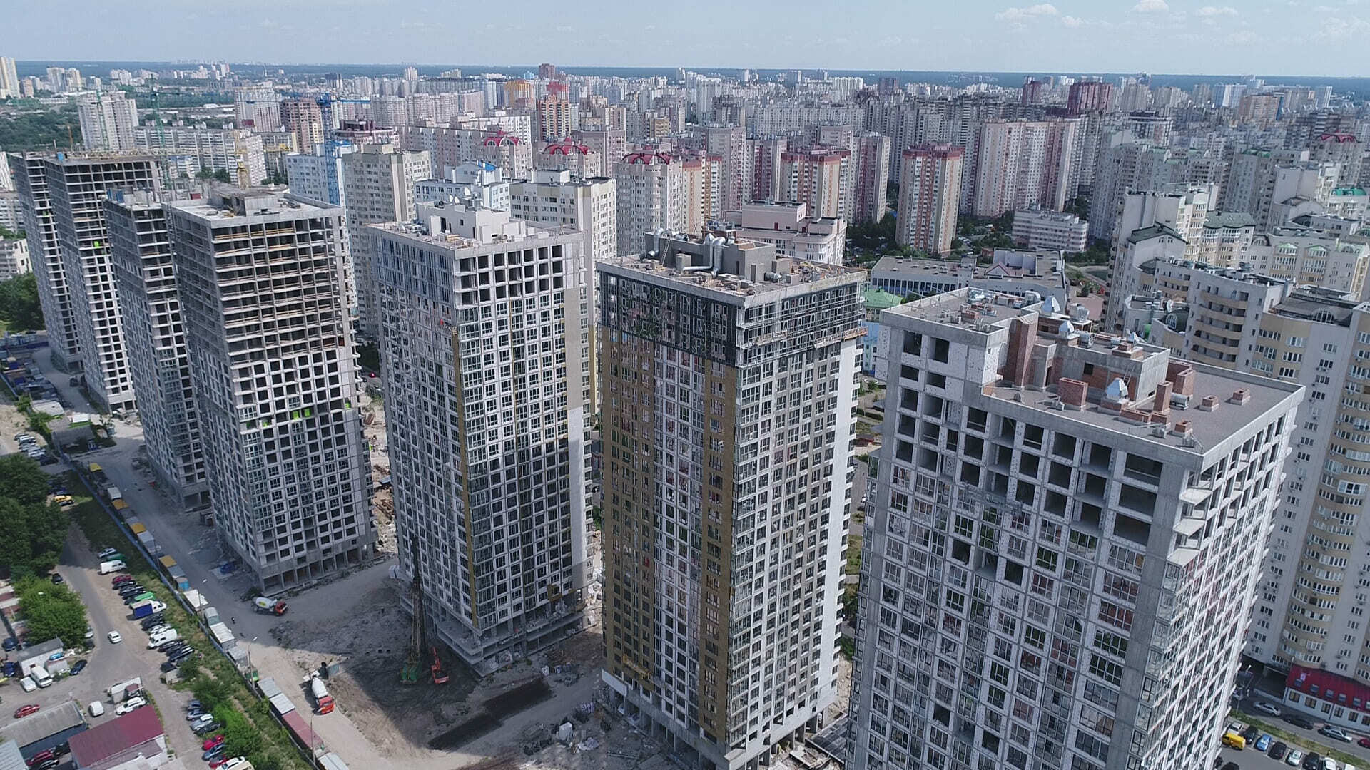 Ход строительства ЖК Урловский-1, авг, 2021 год