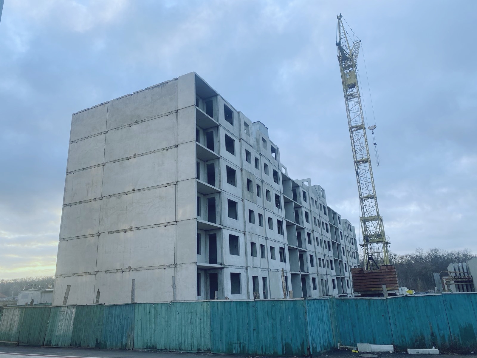 Ход строительства ЖК Квартал Тарасовский, янв, 2022 год